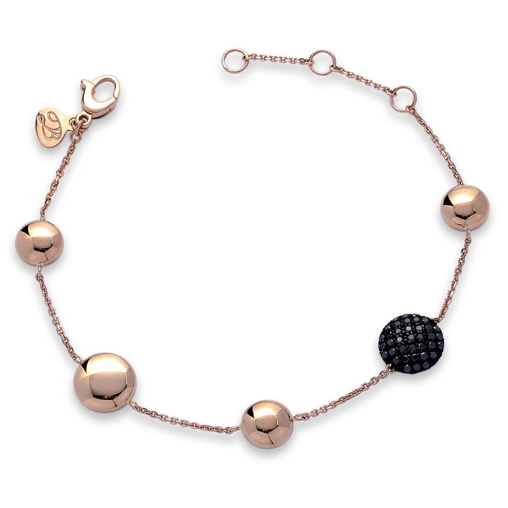 Bracelet en or jaune, perles de culture et boules or : Longueur - 185 Femme  - Le Manège à Bijoux®