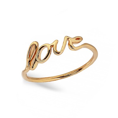 Collection Love - Bague or jaune 18k