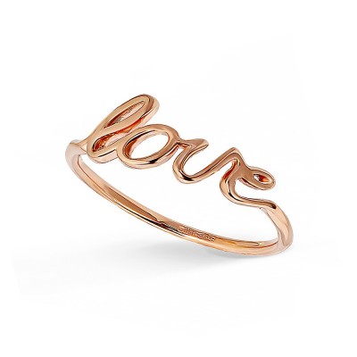 Collection Love - Bague or rose 18k